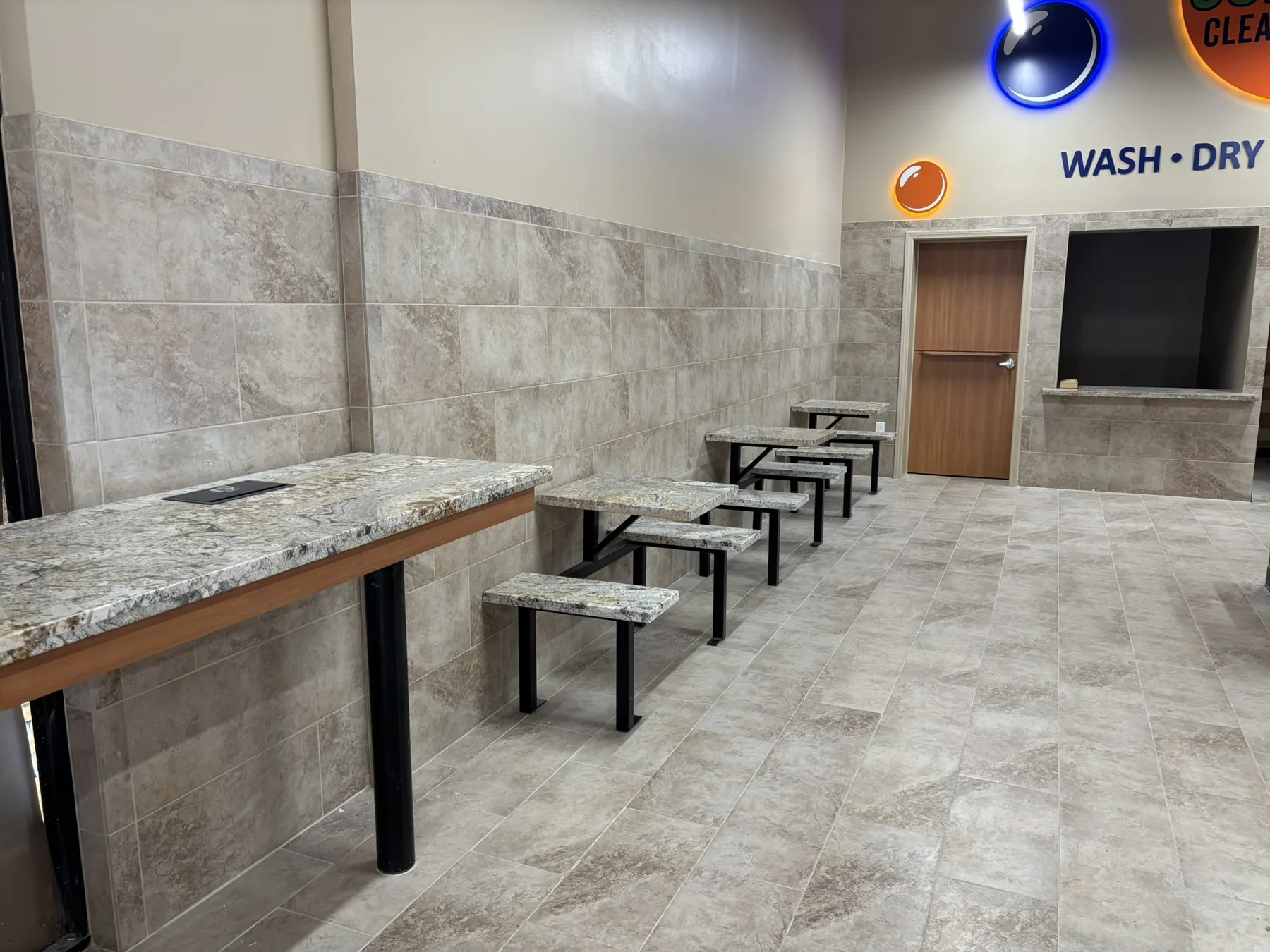 Long Beach laundromat Ã¢â‚¬â€ completed interior view — image 7