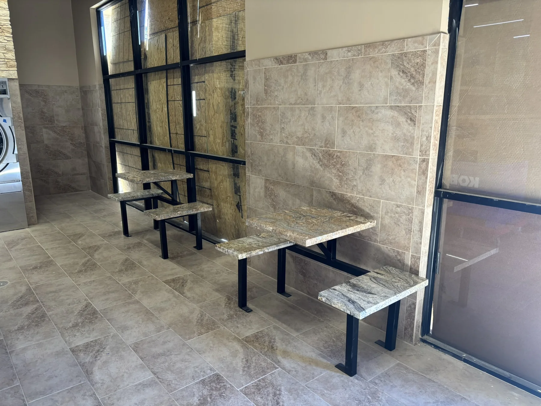Long Beach laundromat Ã¢â‚¬â€ completed interior view — image 8