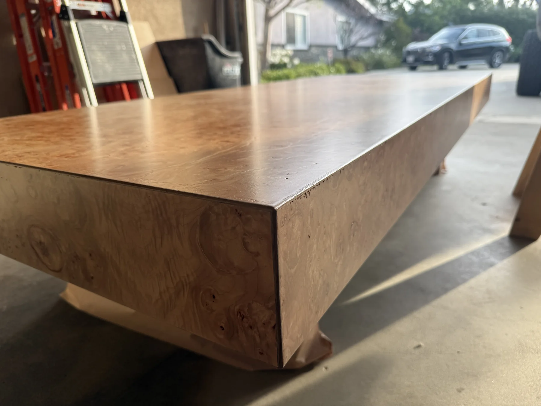 Custom Burl Coffee Table Ã‚Â· Encino Ã¢â‚¬â€ project view — image 4