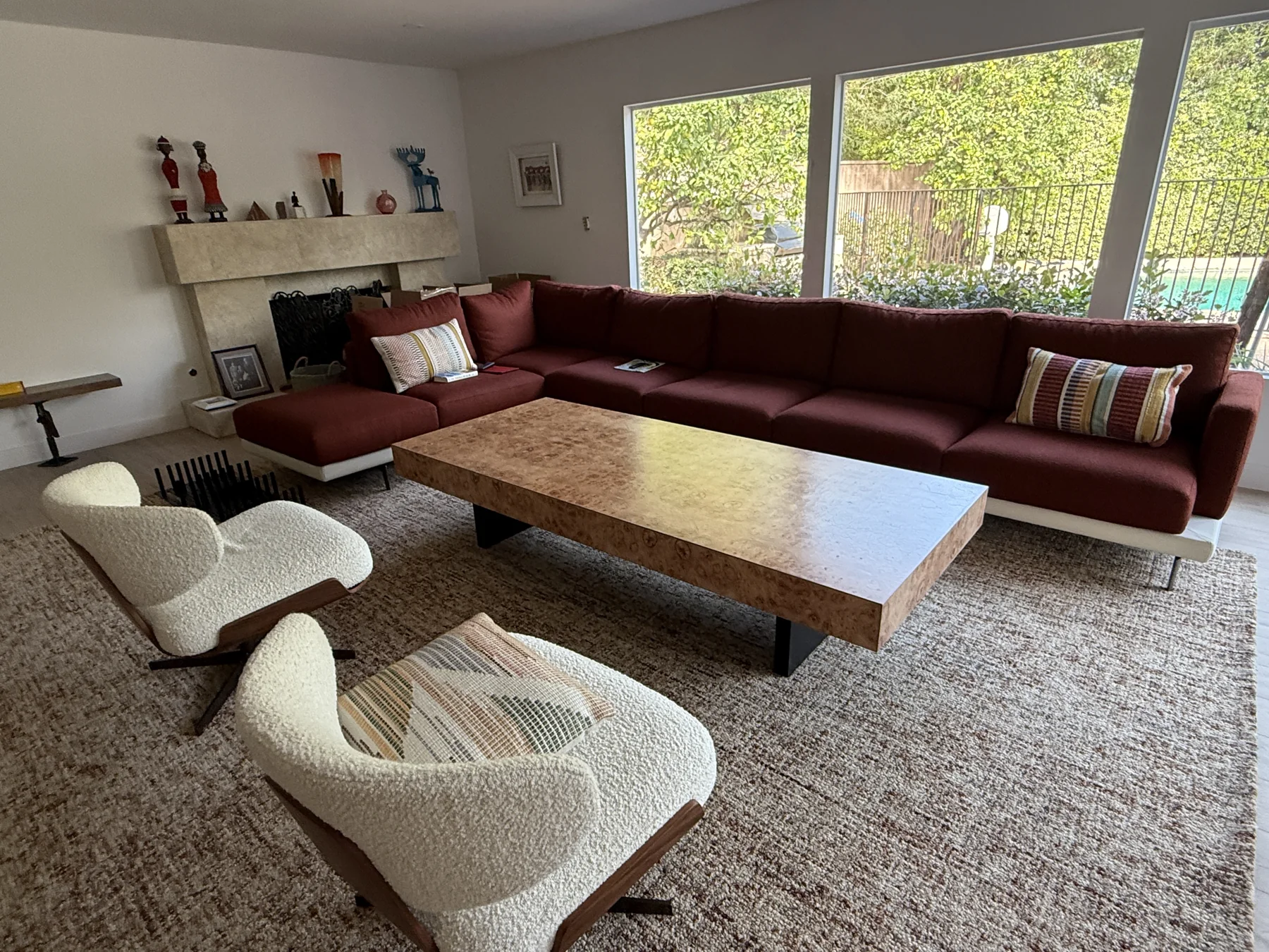 Custom Burl Coffee Table Ã‚Â· Encino Ã¢â‚¬â€ project view — image 5