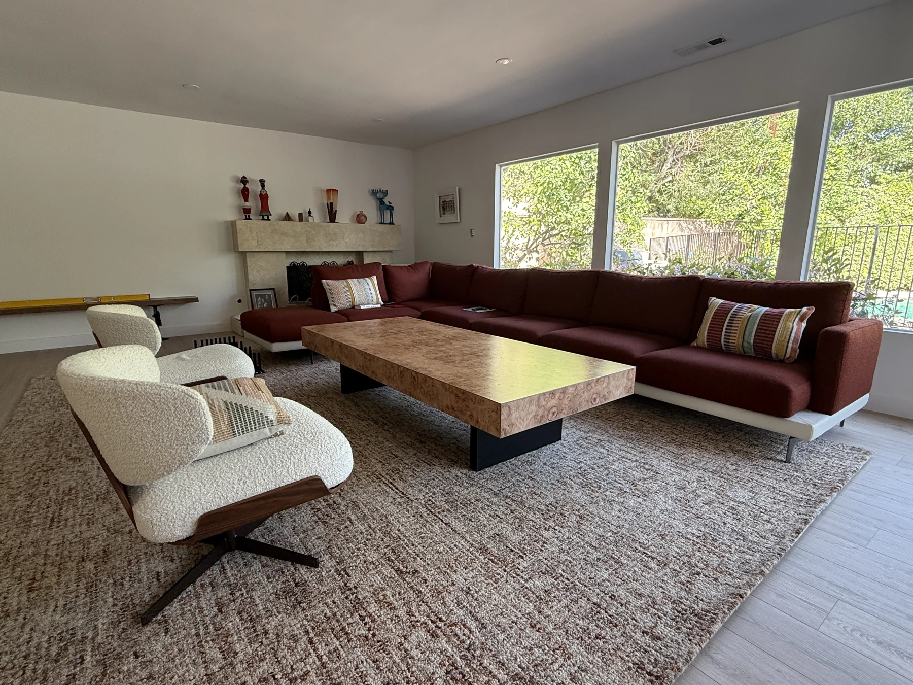 Custom Burl Coffee Table Ã‚Â· Encino Ã¢â‚¬â€ project view — image 6