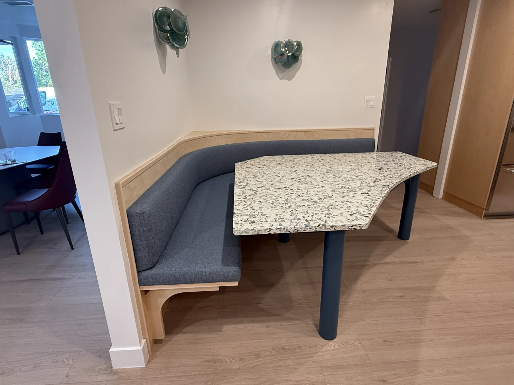 Custom Banquette & Dining Table Ã‚Â· Encino Ã¢â‚¬â€ project view — image 12