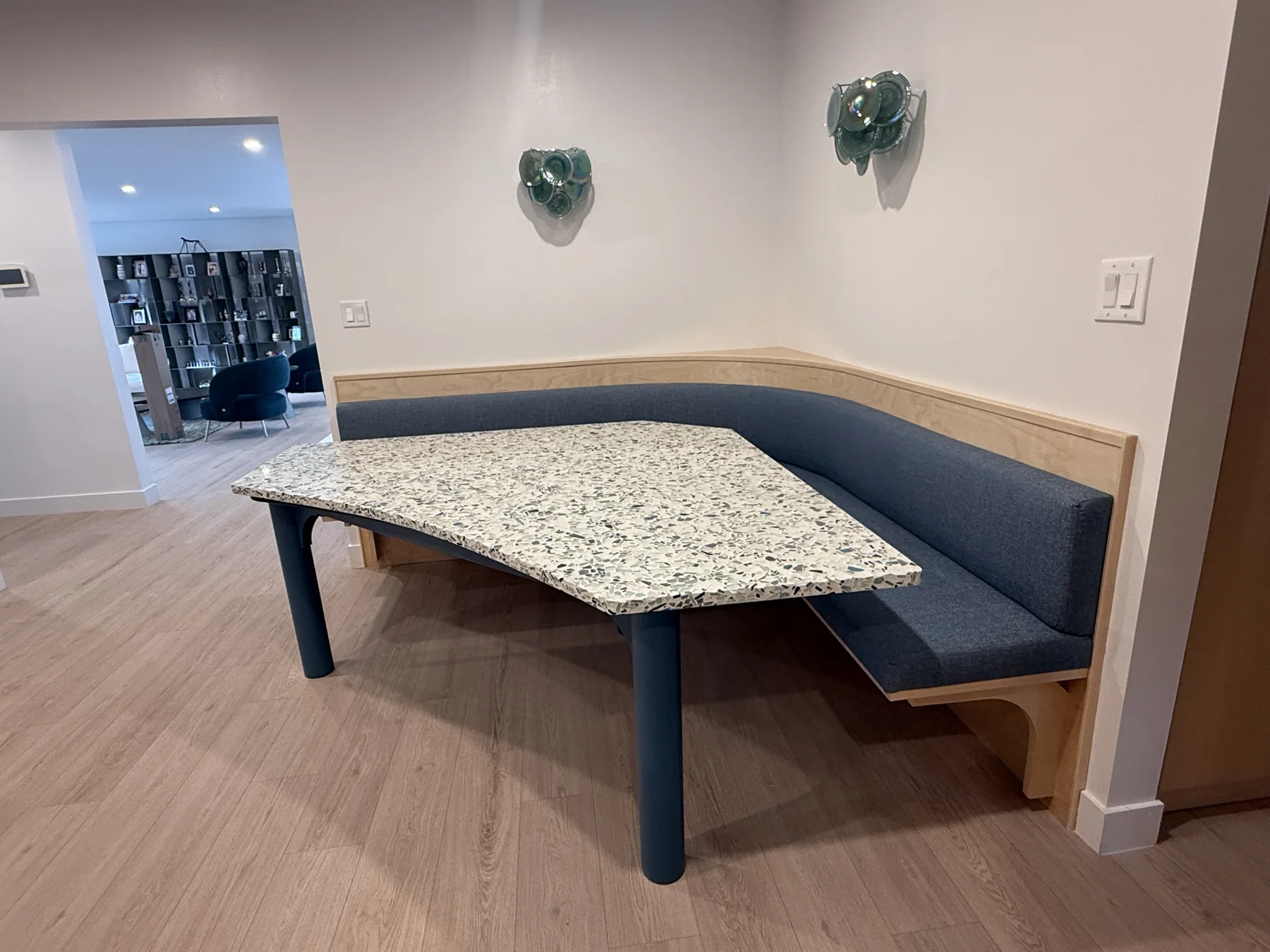 Custom Banquette & Dining Table Ã‚Â· Encino Ã¢â‚¬â€ project view — image 13