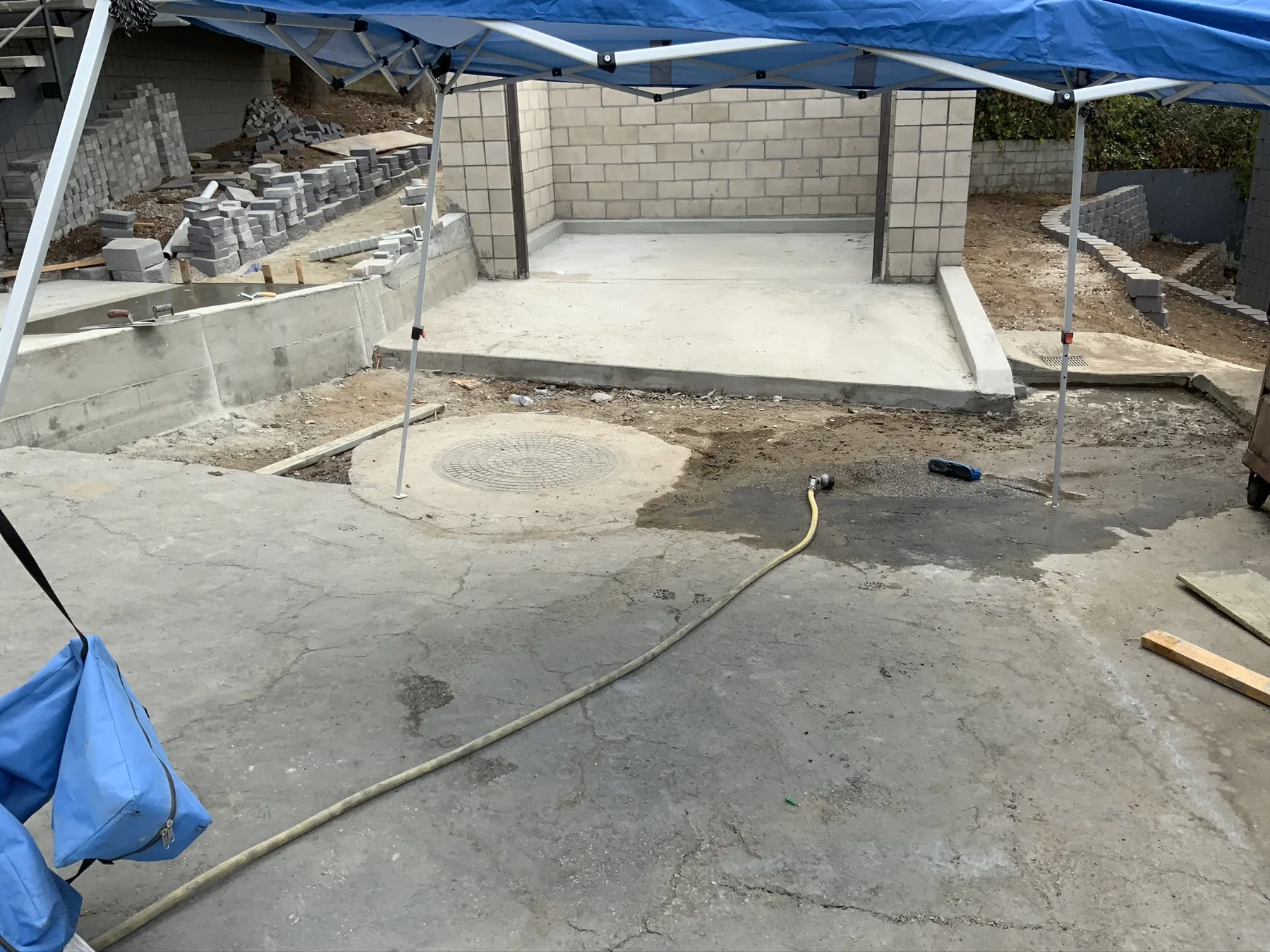 Completed concrete pad and surrounding work — image 7