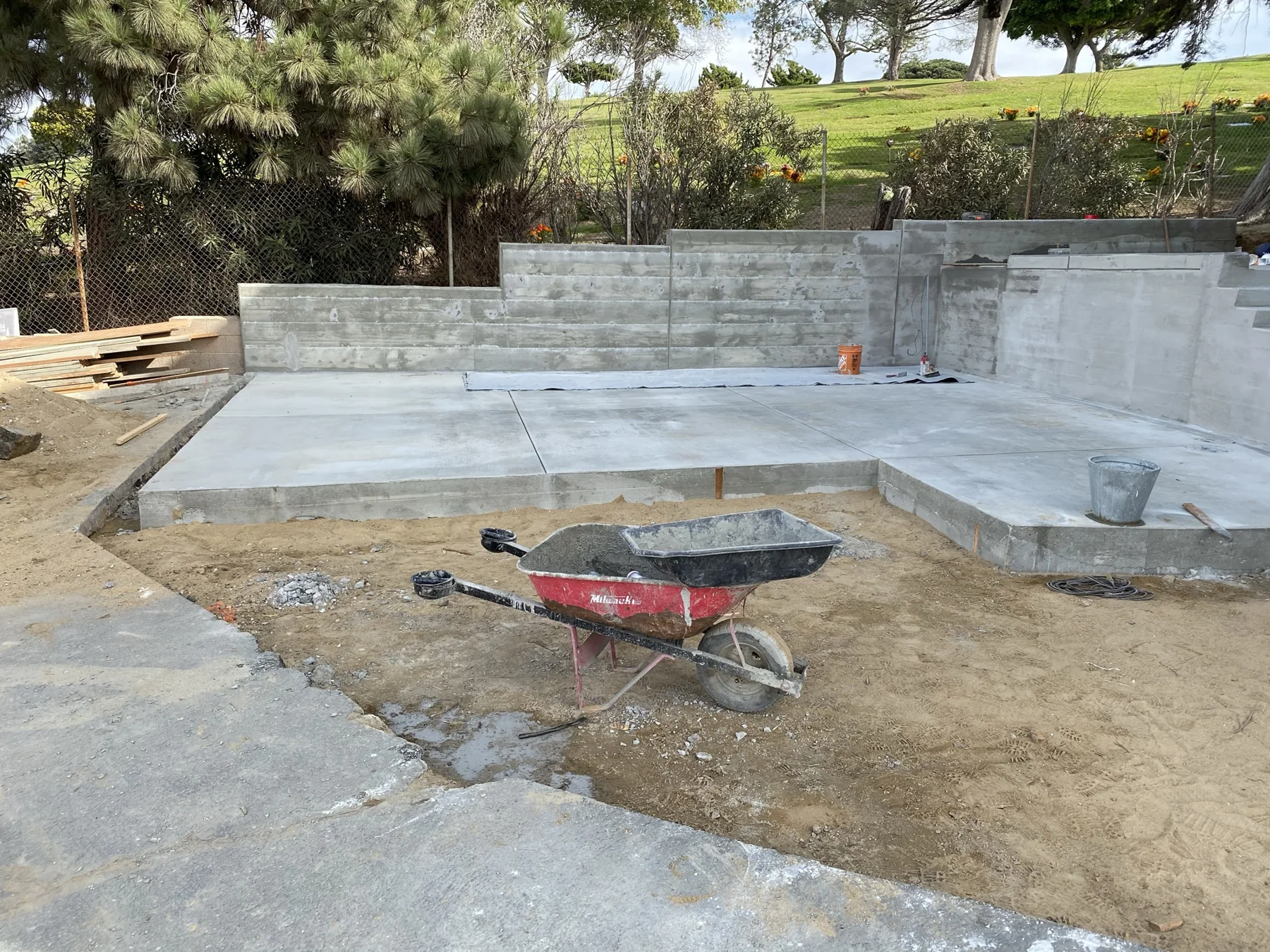 Wide view of the concrete improvements — image 8
