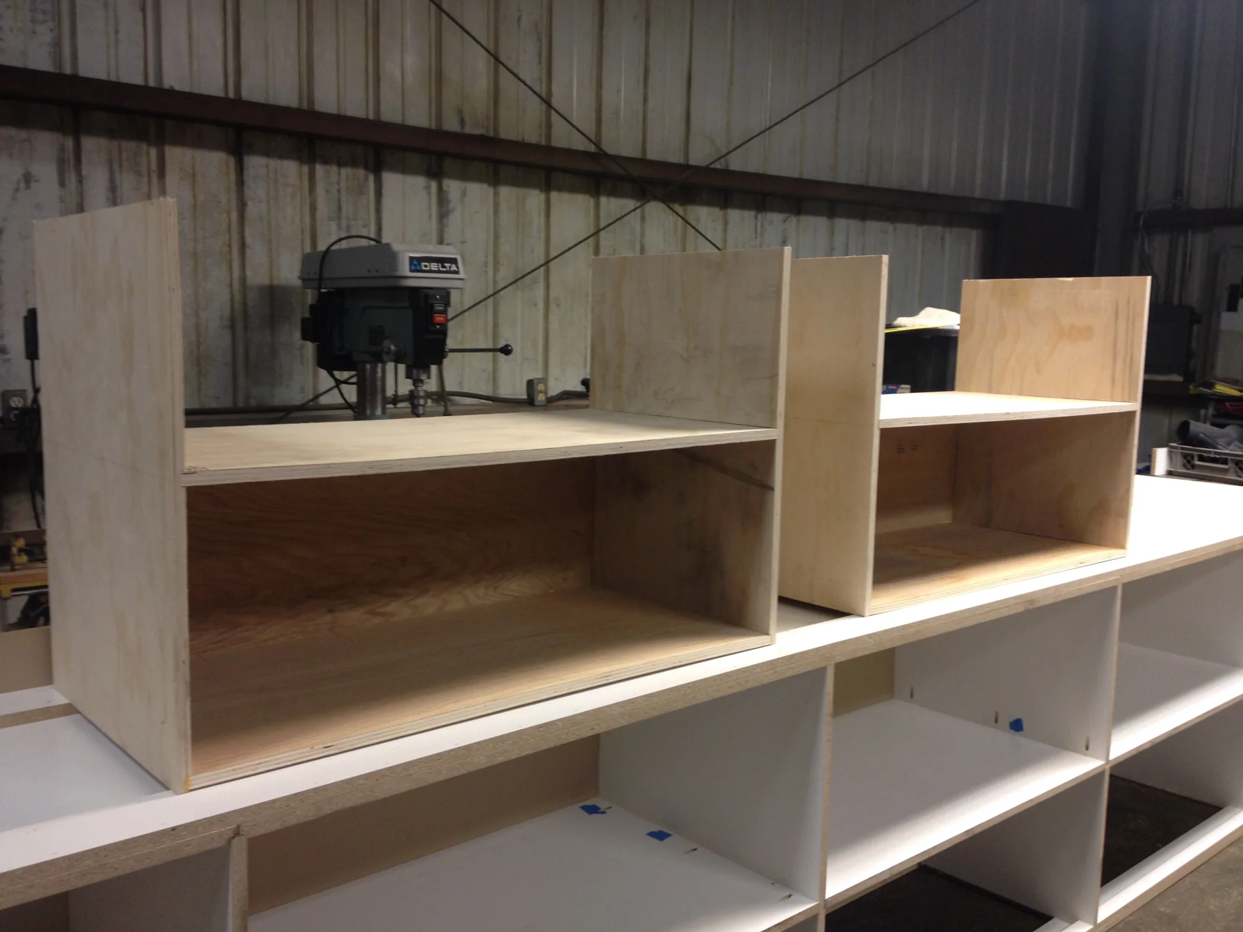 Custom cabinet assembly in the workshop — image 4