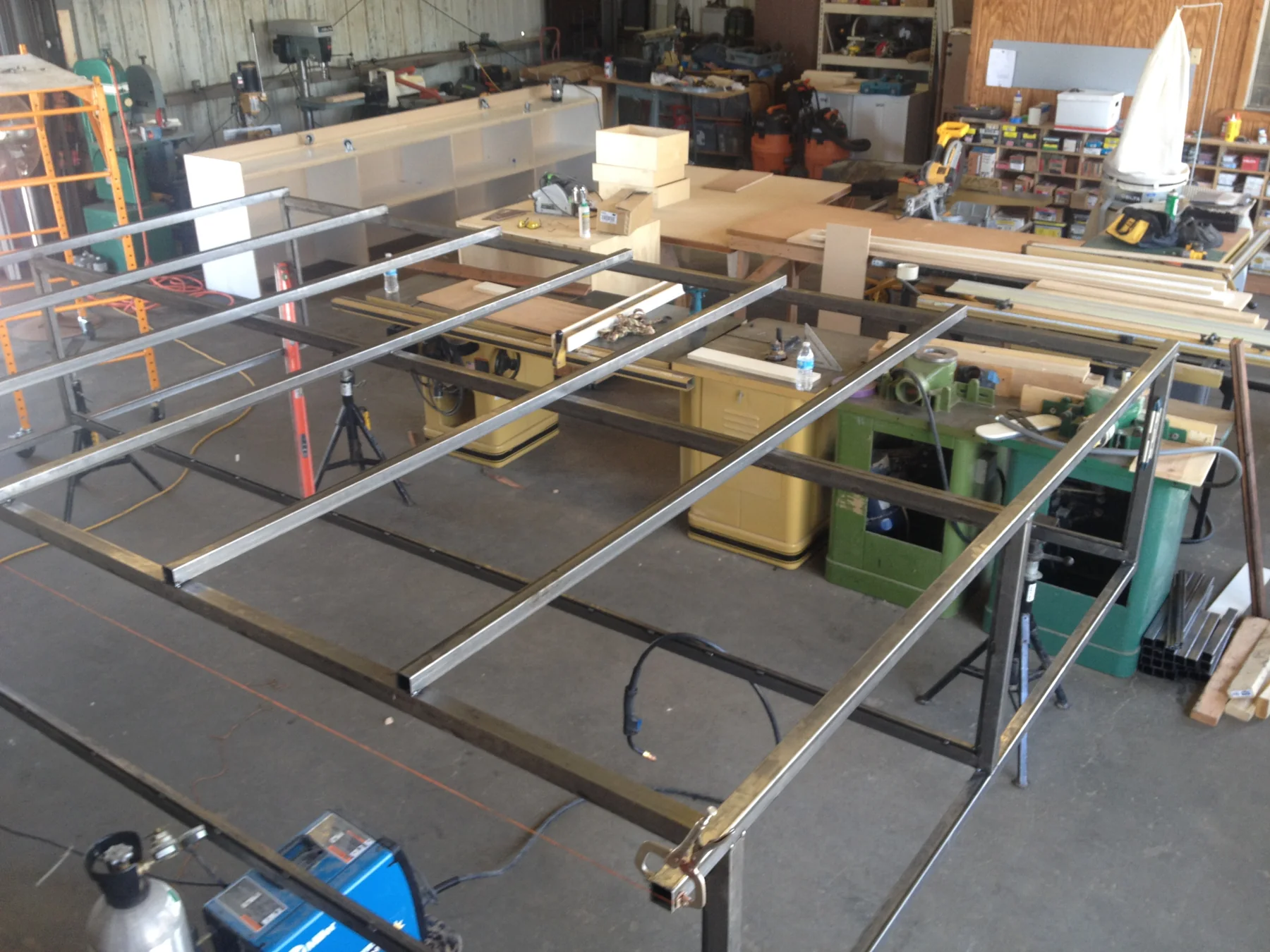Steel fixture framework in fabrication — image 5