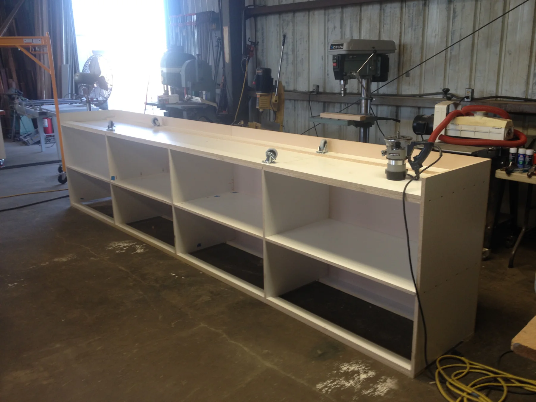 Cabinet fixture nearing completion — image 6