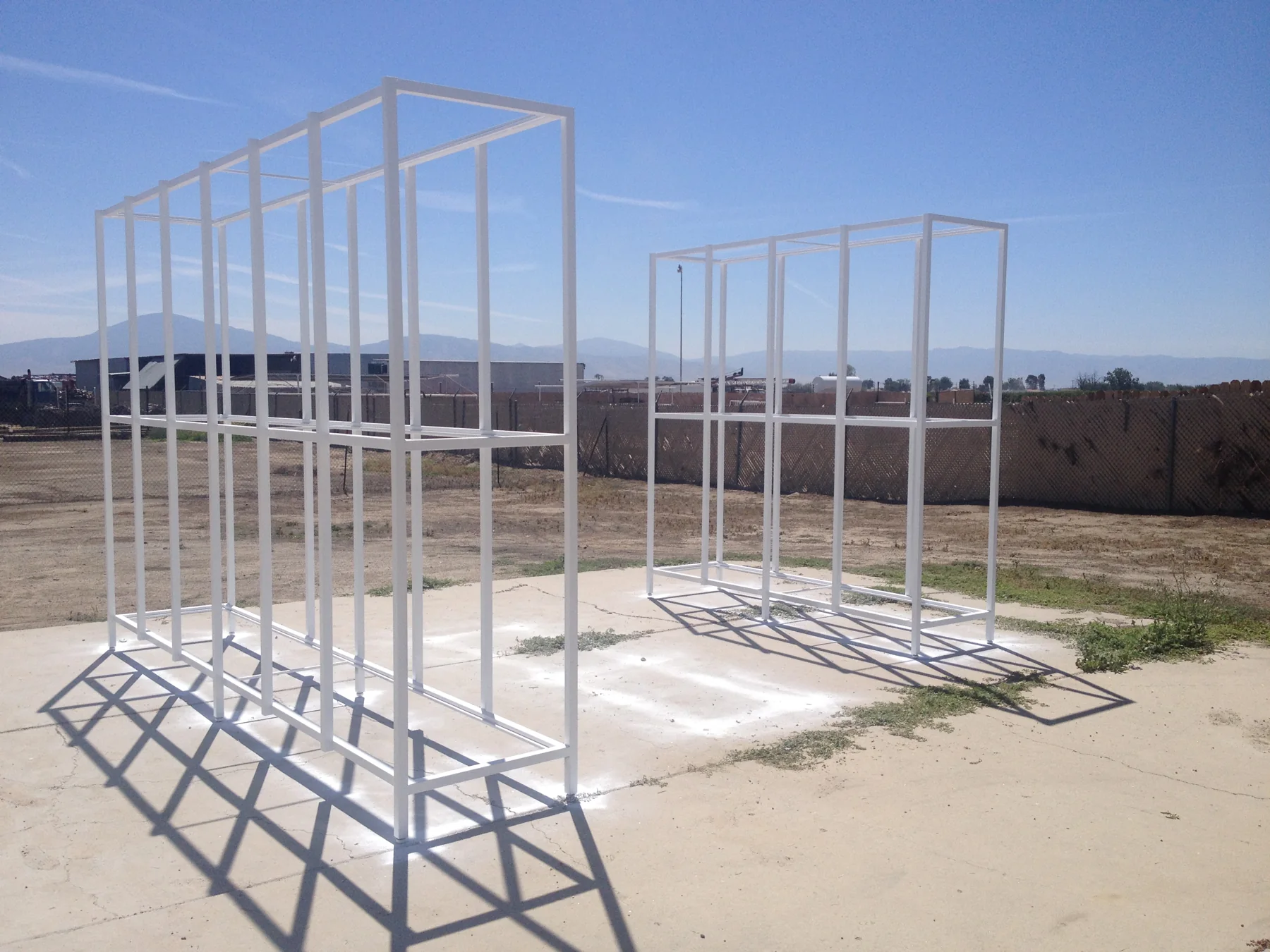 Completed steel display framework — image 7