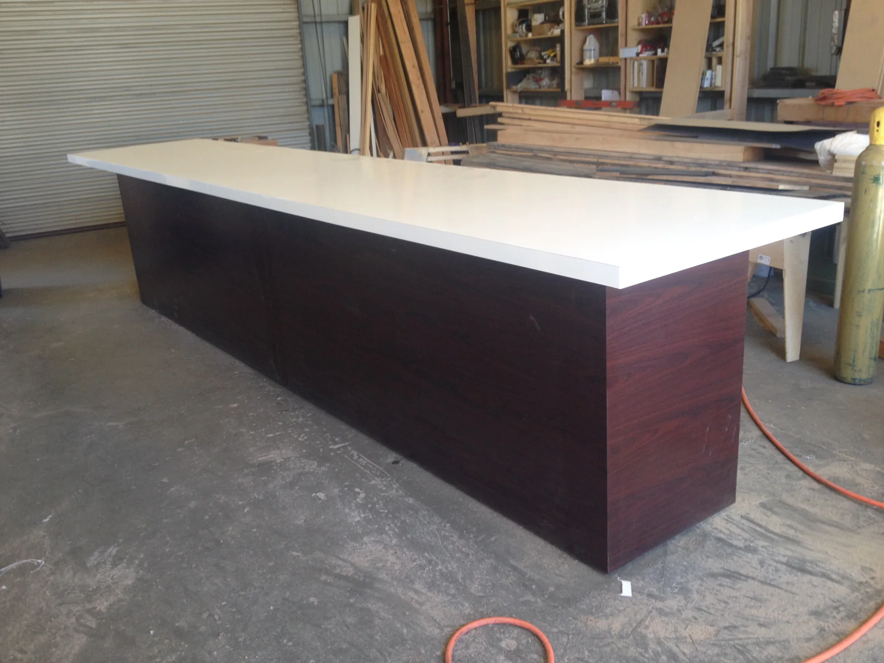 Finished custom display island — image 8